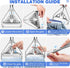 Heavy Duty String Mop for Floor Cleaning, 59inch Handle, Extra Replacement Mop Head, Wet Mop for Home, Garage, Office