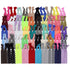 Kenz Laurenz 100 Hair Ties, No Crease Ribbon Elastics, Ouchless Ponytail Holders