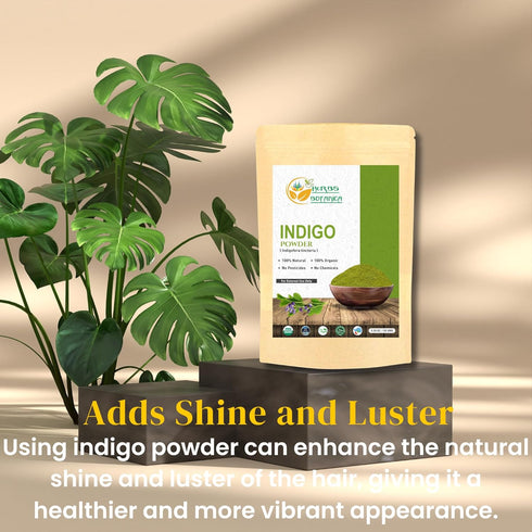 Indigo Powder for Hair - 150 Grams Natural Black Hair Dye, Indigofera Tinctoria, 100% Natural Organically Grown