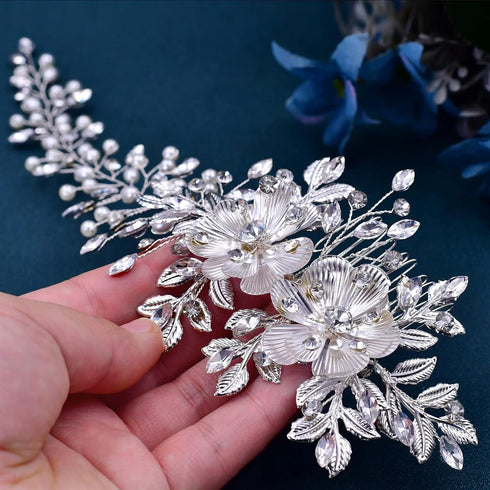 ULAPAN Bridal Hair Combs, Crystal Wedding Headbands, Rhinestones Hair Accessories for Brides and Bridesmaids