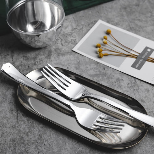 N9R 120PCS Silver Plastic Silverware Set, Disposable Cutlery - 60 Forks, 30 Spoons, 30 Knives