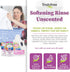 Unscented Softening Rinse Natural Fabric Softener - Plant-Based, Non-Toxic, Safe for Babies & Kids, 50oz Bottle