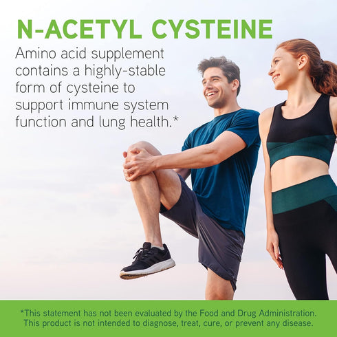 DAVINCI Laboratories N-Acetyl Cysteine 500 mg - Amino Acid Supplement for Immune System Function and Lung Health, 90
