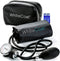 White Coat Deluxe Aneroid Sphygmomanometer - Professional Blood Pressure Monitor with Black Cuff
