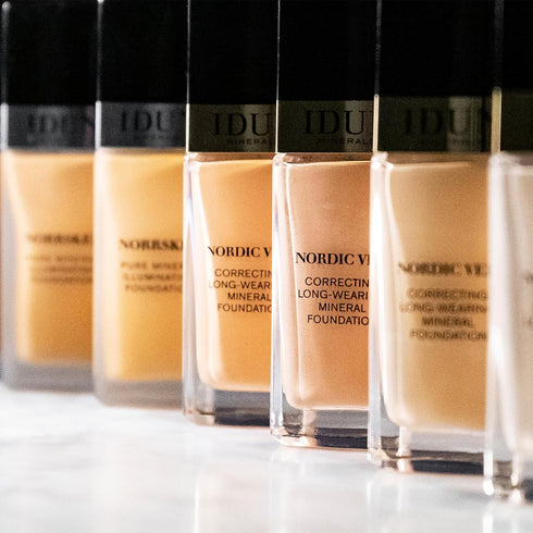 Nordic Veil Foundation - Full and Poreless Coverage, Soft Matte Finish, Safe for Sensitive Skin - 310 Siri, 0.88 oz