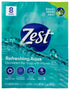 Zest 8-Bar Bath Size Soap, Aqua, 4 Ounce per Bar, 32 Ounce Total