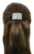 Rhinestone Ponytail Holder by Crystal Avenue, Silvertone with Sparkling Crystals
