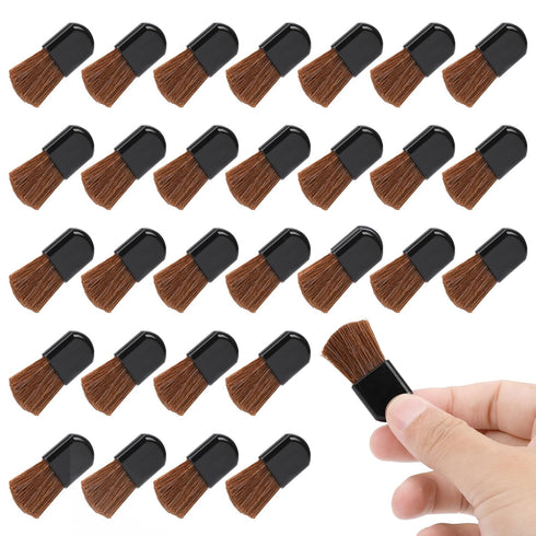 30Pcs Disposable Makeup Brushes, Mini Cosmetic Brush, Small Blush Brushes for Loose Powder Foundation Applicator