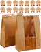 PAVNSO 30 Pcs Bread Bags, Large Paper Toast Bags with Window, Sourdough Bread