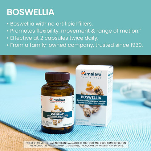 Himalaya Boswellia, Joint Support for Mobility and Flexibility, 250 mg, 120 Capsules