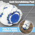Self Wringing Twist Mop for Floor Cleaning, 18-inch Wide Microfiber Mop, 55 Inches Long Handle, Blue