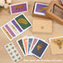 KESLOT 30 Pack 10 4" 6" Blank Note Cards All Occasion Assorted Greeting Cards, Gold Foil Designs with Stickers
