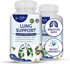 Lung Support Dietary Supplements, Herbal Breathing Support, 60 Capsules Non GMO for Lung Health
