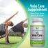 Daily Vein Care Supplement Capsules, Circulation Formula with Calcium, Vitamin D3, K2, BioPerine, 60 Capsules