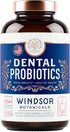 Oral Probiotics for Teeth and Gums, 45 Chewable Mint Tablets for Bad Breath Treatment, 3BN CFU