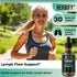 Immune 30 2 Oz HERBIFY Lymphatic Drainage Drops for Liver Detox & Support - Lymph System Support Drops - Detox Cleanse