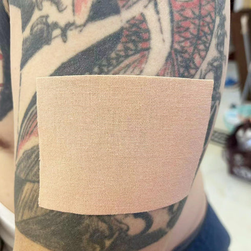 Extra Wide Tattoo Cover Up Tape, Concealer for Scars & Tattoos, 3 in x 5 yards/7.5cm * 5m Light Beige