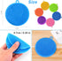 Silicone Dish Scrubber, 12 Pack Food Grade BPA Free Reusable Sponges for Kitchen Dish Washing and Cleaning