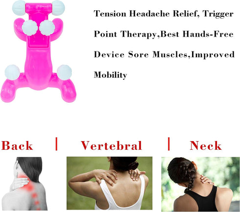 Locisne 6 Tension Headache Relief Products, Cervical Traction for Neck Pain Relief, Massage Traction Pillow