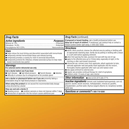 Amazon Basic Care Hemorrhoid Ointment, Pain Relief for Burning, Itching, Discomfort, 2 oz. (Pack of 1)