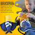 SENSORY4U Narwhal Buckle Pillow, Sensory Motor Aid for Fine Motor Skills and Pediatric Occupational Therapy Support