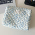 Makeup Bag, Quilted Large Floral Cosmetic Bag for Women, Cotton Travel Toiletry Bag Set