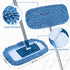 Dust Mop for Hardwood Floors with 57" Long Handle Wet & Dry Mops for Catching Pet Hair and Dust Bunny Microfiber Flat Mops for Vinyl, Wood, Tile, Laminate Flooring