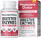 Physician's CHOICE Digestive Enzymes - 60 CT Multi Enzymes with Organic Prebiotics & Probiotics for Digestive Health