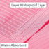Nail Art Table Mats Disposable, 50PCS Pink Waterproof 3 Ply Nail Art Paper 13" X 17" for Decoration