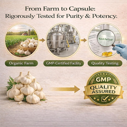 TRUE NATURALS 300 2-Year Immune (1) Aged Garlic Extract - Softgels, Odorless, Organic Garlic Supplement, Matured