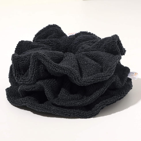 Ivyu Large Microfiber Hair Drying Scrunchies Towel Fiber, Anti Frizz Hair Products for Curl Hair, Fast Absorbent