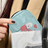 Naanle 7 Happy Pills Pill Box Day Pill Case Bag Travel Pill Organizer Bag with Zipper Weekly Case Portable Compact Size