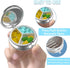 Pill Box, Small Metal Pill Case for Purse & Pocket, Cute Portable Travel Organizer for Medication, Vitamins (American