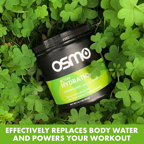 Osmo Active Hydration Electrolyte Powder, All Natural Ingredients, 3X Faster Hydration, Lemon Lime.