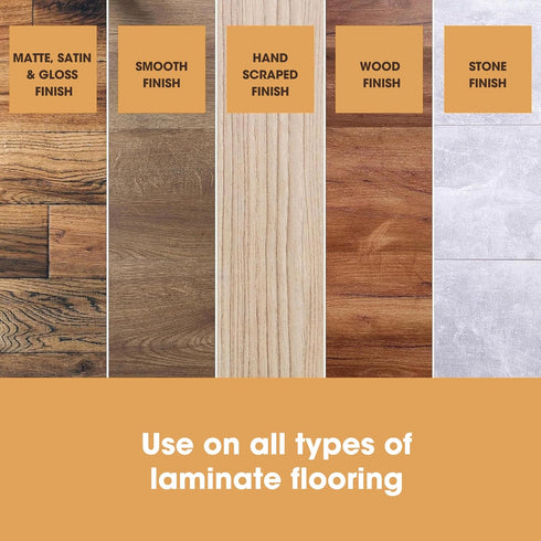 Furniture Clinic Laminate Floor Cleaner, 17oz / 500ml, Dilutes to Make 170 FL Oz, Quick-Drying with Linen Aroma