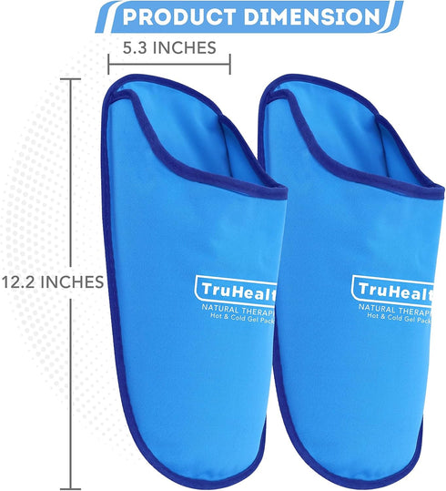 Pack Pack 1 Gel Ice Slippers - Hot & Cold Therapy for Neuropathy Relief & Foot Care, Cooling Gel Comfort for Swollen