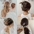 Pearl Hair Clips for Women/Girls, 6PCS Strong Hold Large Claw Clips for Thick/Thin Hair Accessories
