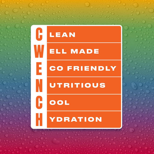 Cwench Rainbow Swirl Electrolyte Mix - 10 Count