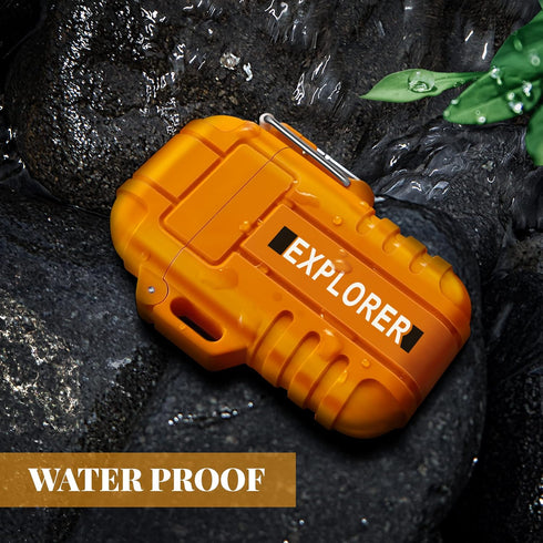 Torch Lighter, Double Jet Flame, Waterproof and Windproof Butane Gas Lighter for Survival, Camping, Hiking, Grill