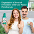 GuruNanda Mouthwash Oral Rinse, Wild Mint, 16 Fl Oz, Promotes Fresh Breath up to 24 hours, Alcohol-free, ADA Accepted