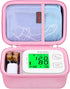 Pink Carrying Case for iHealth Track Smart Upper Arm Blood Pressure Monitor, Wireless Bluetooth Monitor Storage Holder