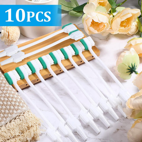 10 Pcs Suction Swab Toothbrush Care - Disposable Oral Swabs for Suction Machine, Individually Wrapped