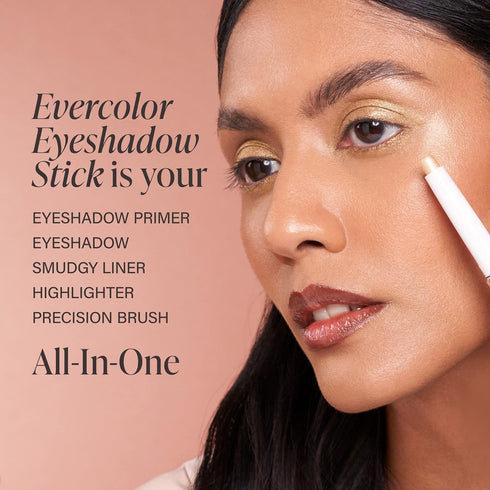 Mally Beauty Evercolor Eyeshadow Stick - Royal Plum Shimmer, Waterproof and Crease-Proof Formula