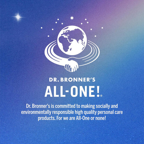 Pack 2oz (6-Pack) Dr. Bronner's Organic Hand Sanitizer Spray Variety Travel Size Bulk, Simple & Effective Formula