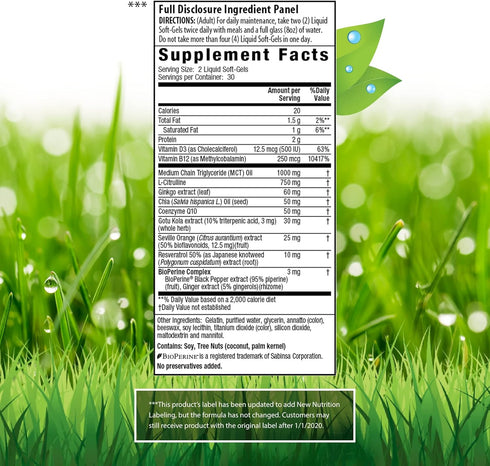 Irwin Naturals CoQ10-RED, Nitric Oxide Booster & MCTs, Advanced Heart Health Formula, 60 Liquid Softgels