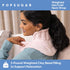 POPSUGAR Weighted Hot and Cold Neck Wrap - Microwavable Heated Pad for Neck and Shoulder Pain Relief