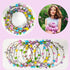PTHTECHUS 12 Pack LED Flower Headband Crown - Glow in The Dark Party Supplies for Men Women