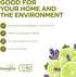 Sapadilla Multi-Surface Countertop Spray - Sweet Lavender + Lime, 16 Ounce (Pack of 2), Plant-Based Cleaner