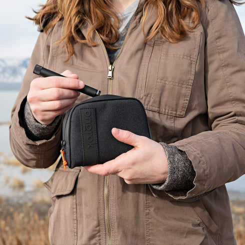 ONGROK Carbon Technology Lockable Pouch, Durable Waterproof Zipper, Combo Locking Wallet for Stashing Goods | 2.0 Model