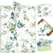 Whaline 60 Sheets Greenery Tissue Paper, Green Gold Eucalyptus Leaves for Gift Wrapping and DIY Crafts